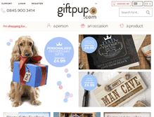 Tablet Screenshot of giftpup.com